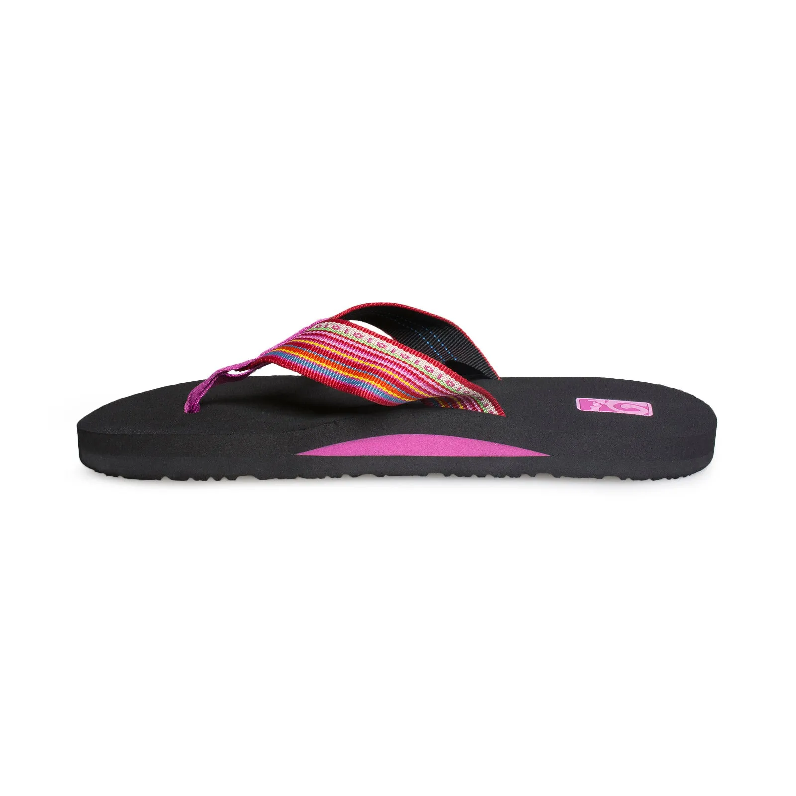 Teva Mush II La Manta Red Flip Flops - Women's