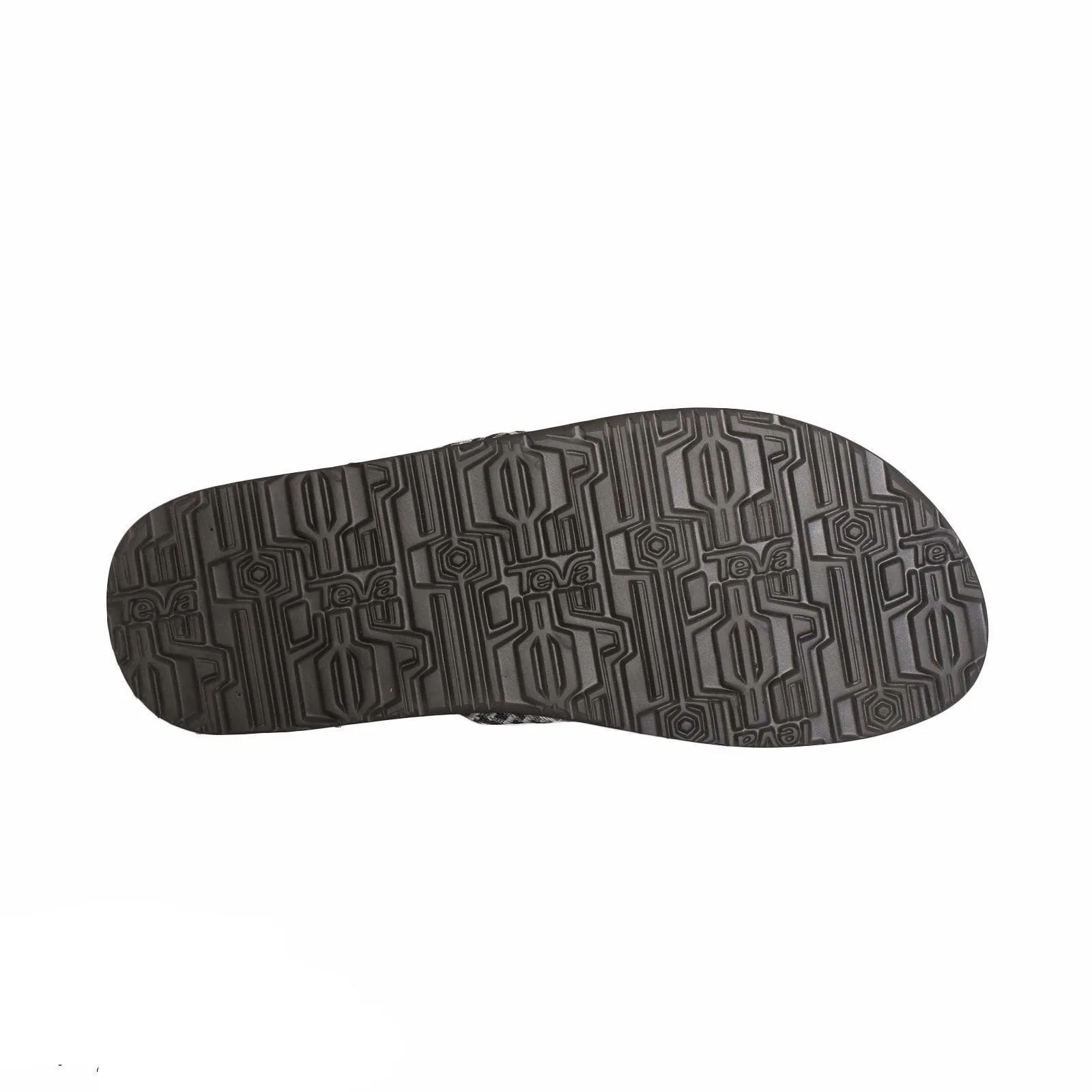 Teva Mush II Tartan Black Flip Flops