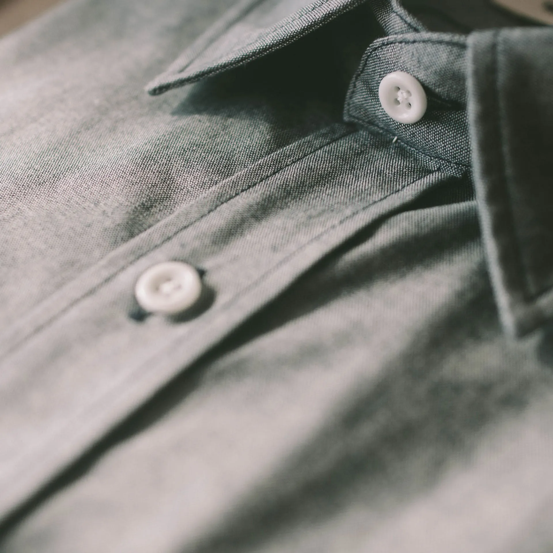 The California in Dark Blue Everyday Chambray