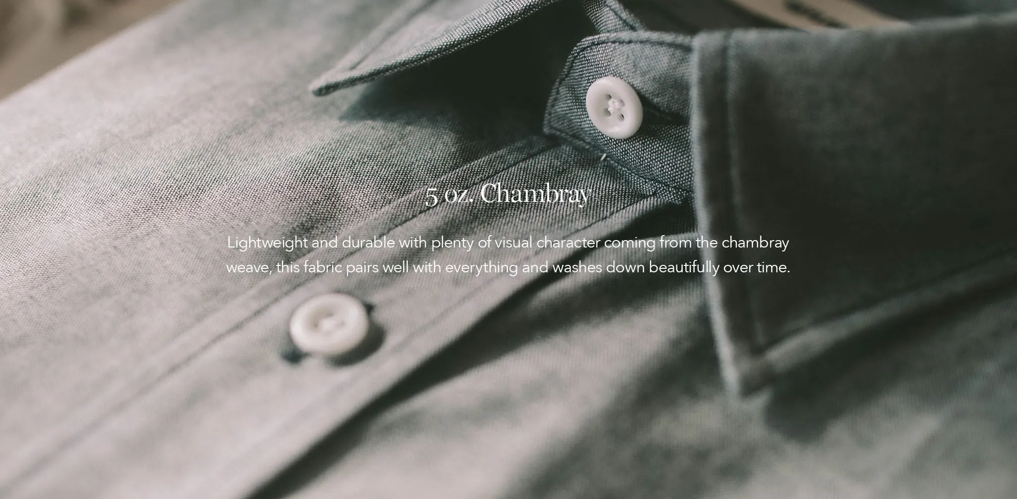 The California in Dark Blue Everyday Chambray