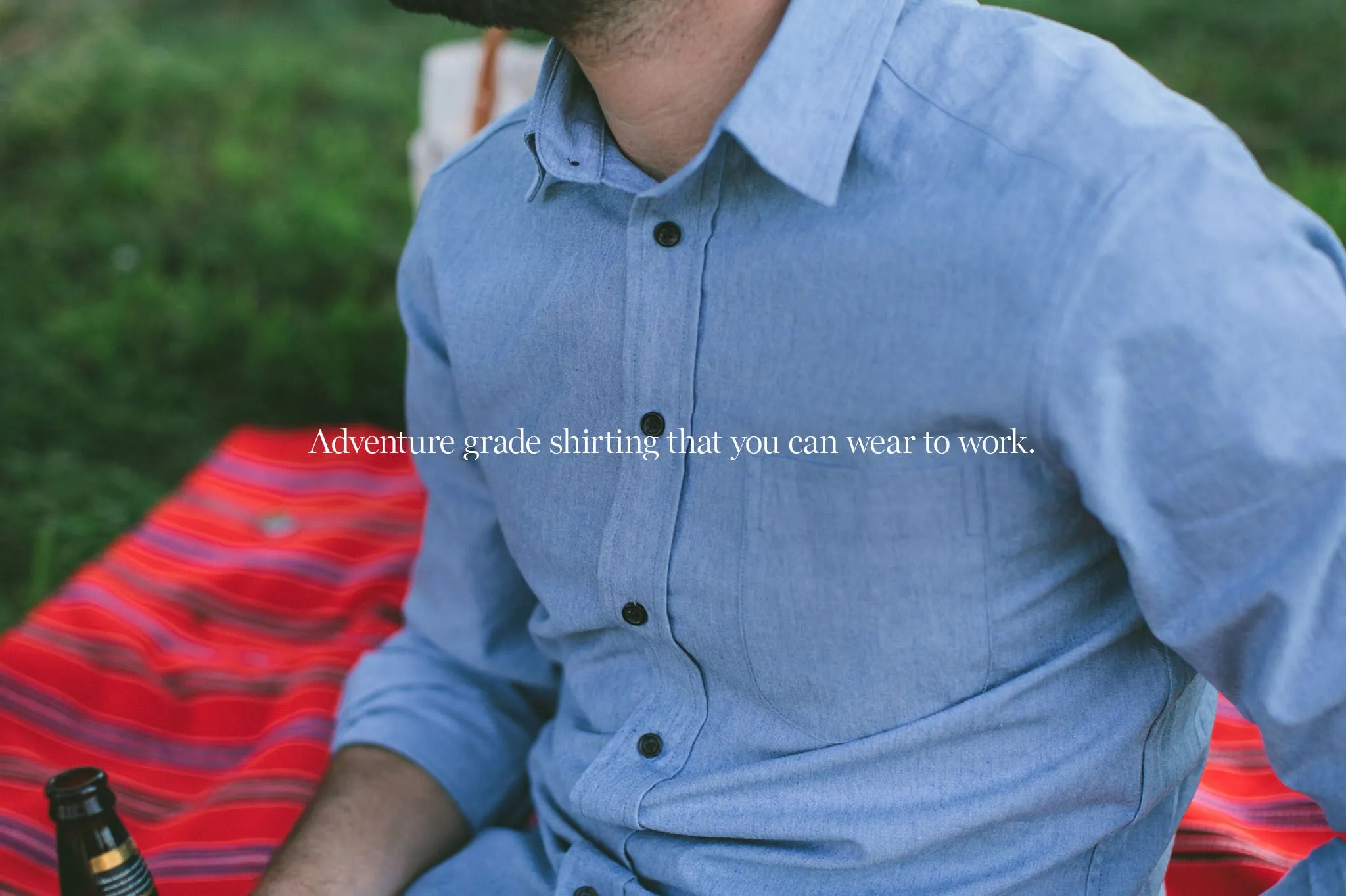 The California in Light Blue Everyday Chambray