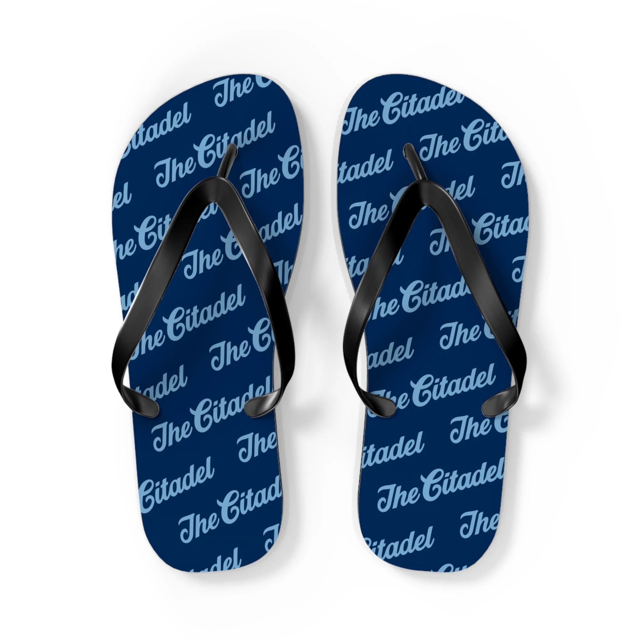 The Citadel, Script Patterned Flip Flops