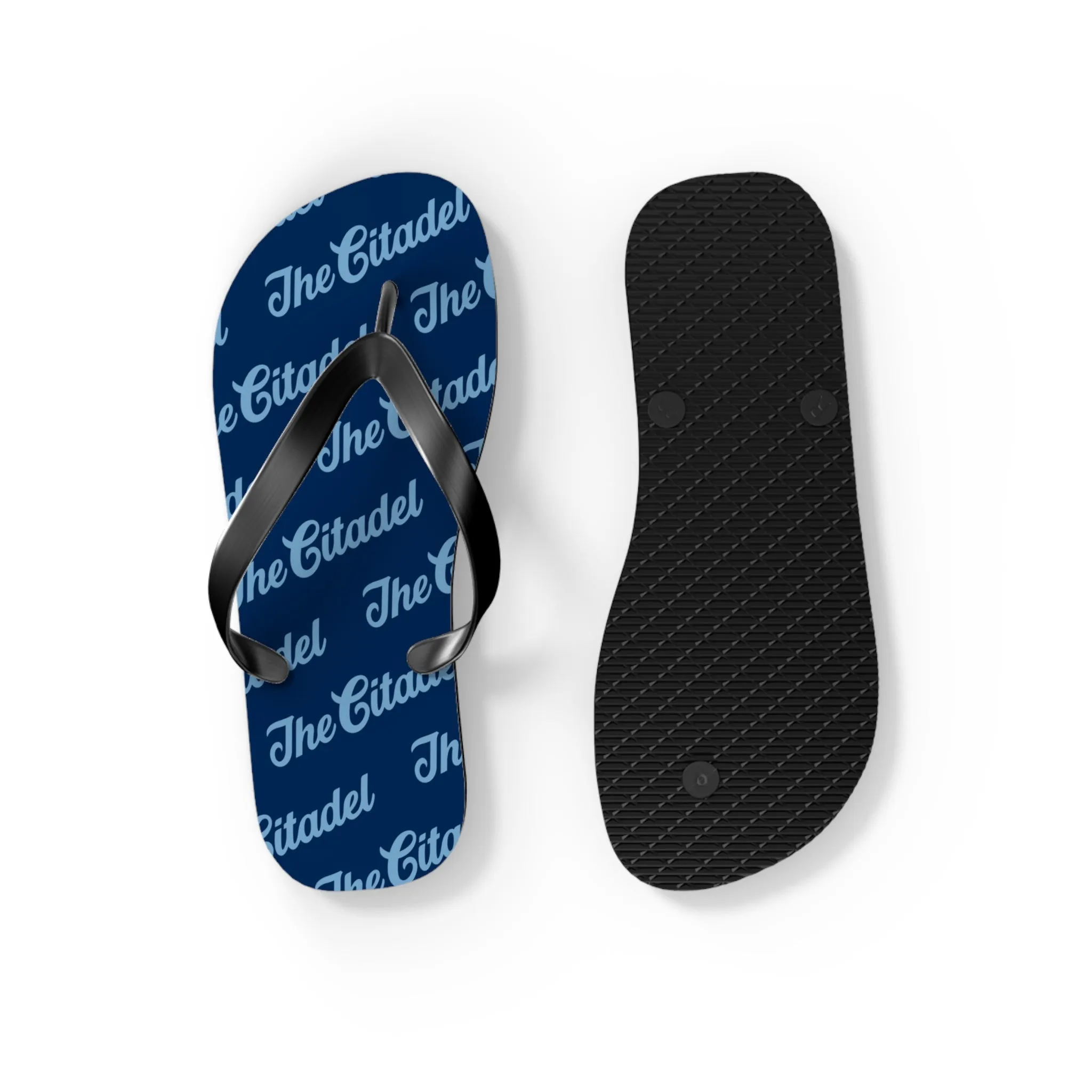 The Citadel, Script Patterned Flip Flops