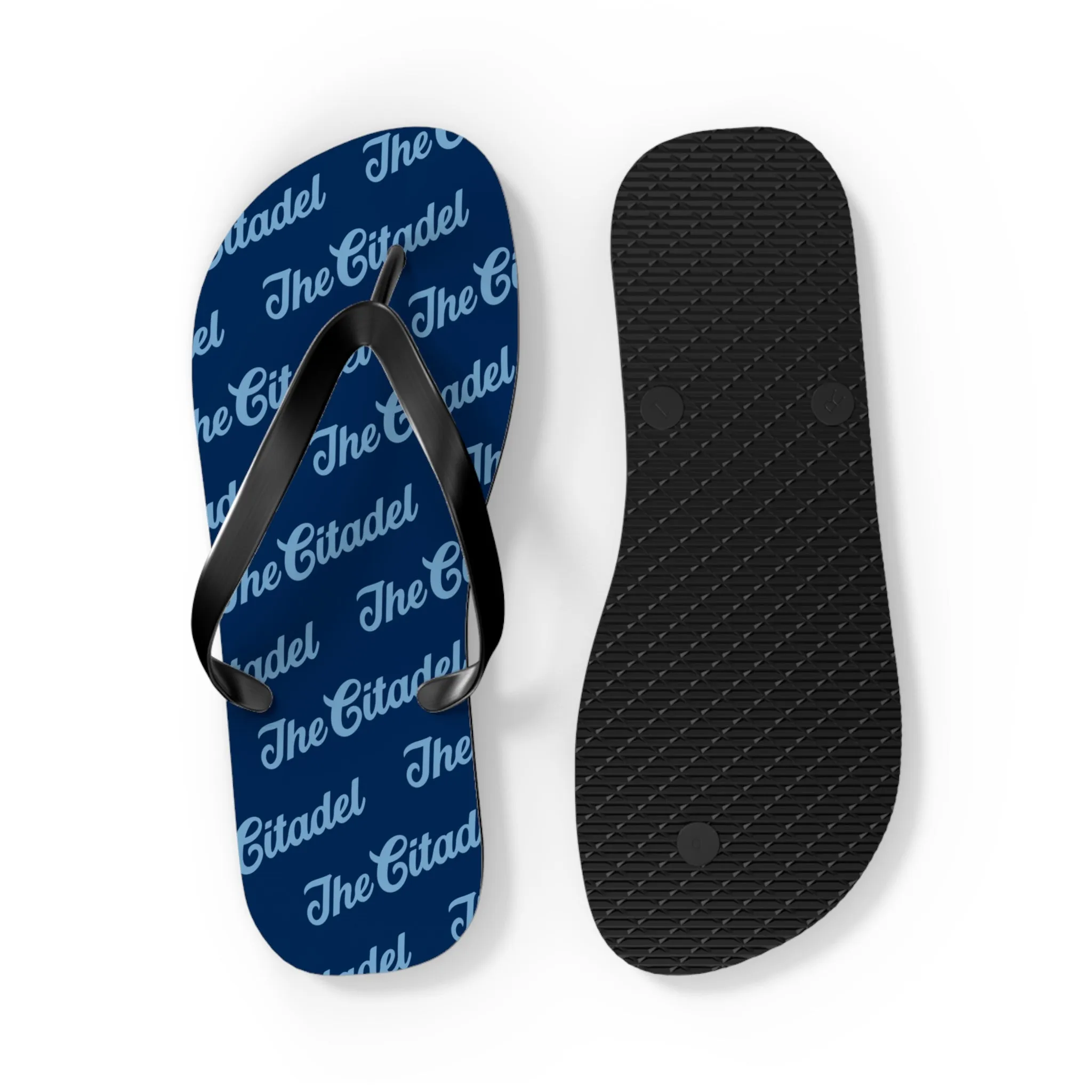 The Citadel, Script Patterned Flip Flops