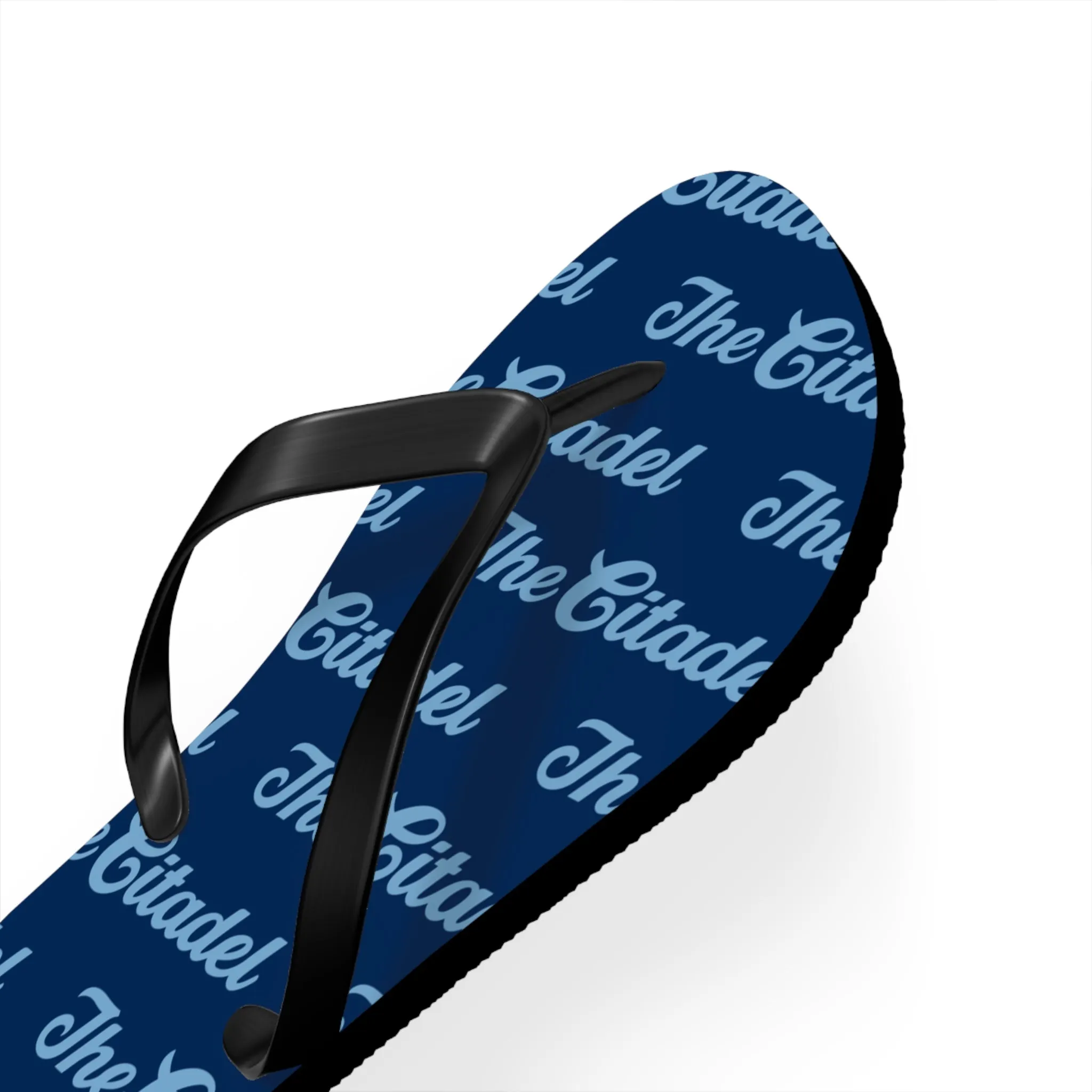 The Citadel, Script Patterned Flip Flops