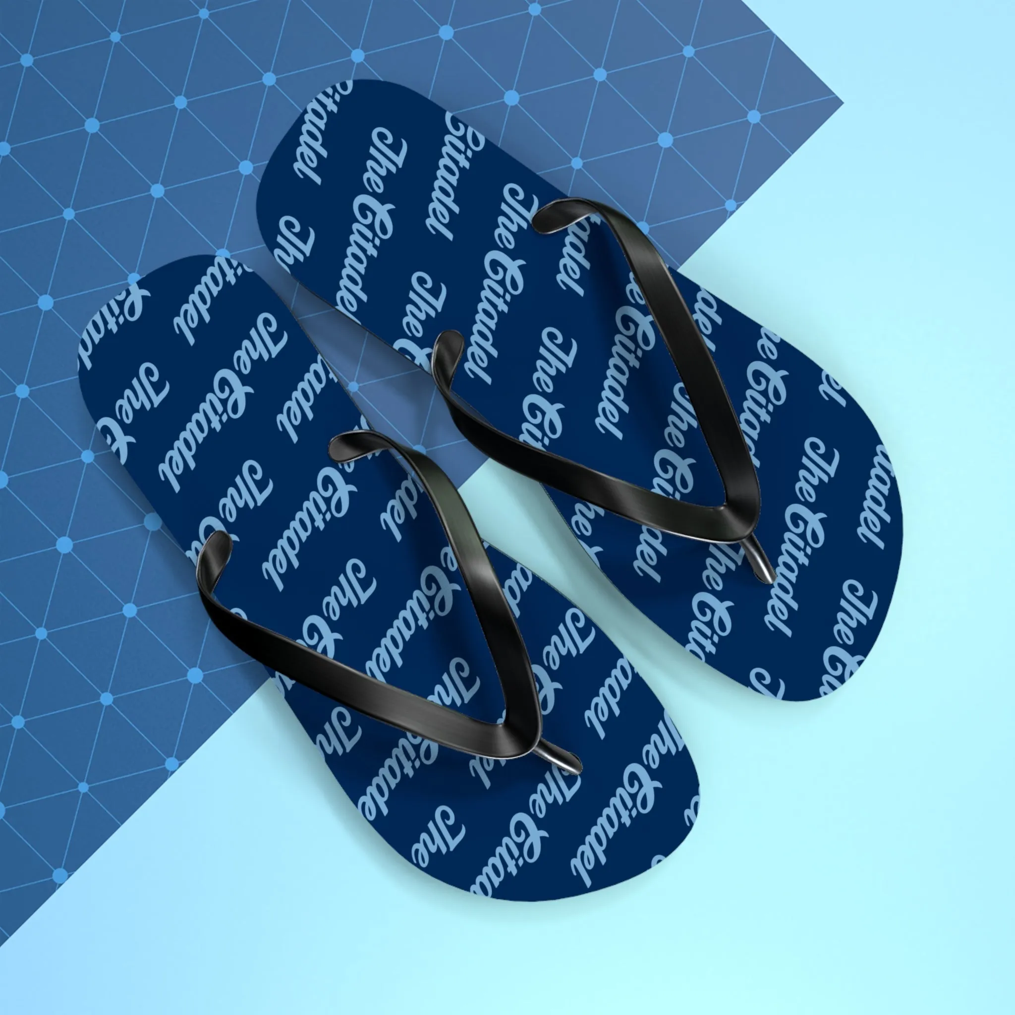 The Citadel, Script Patterned Flip Flops