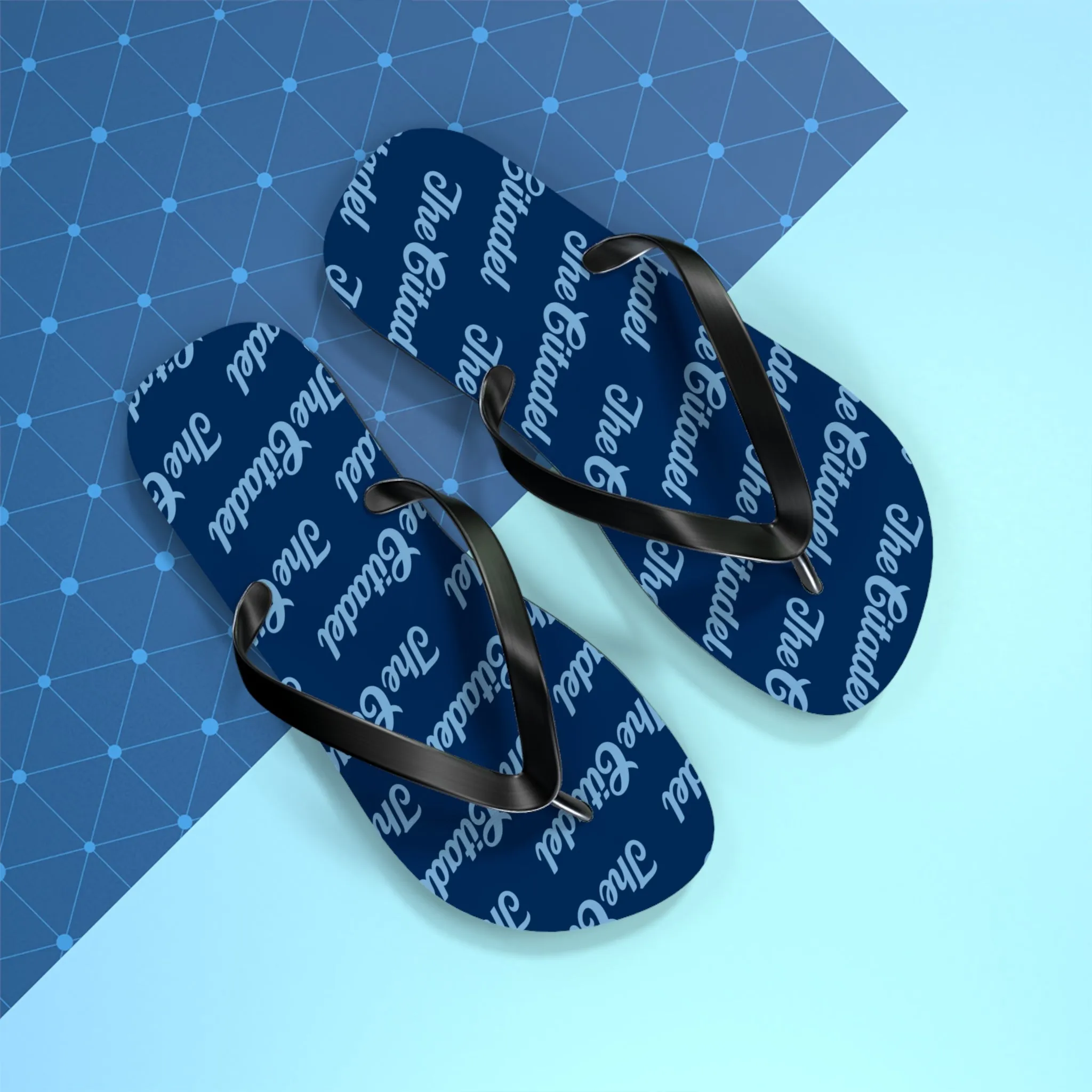 The Citadel, Script Patterned Flip Flops