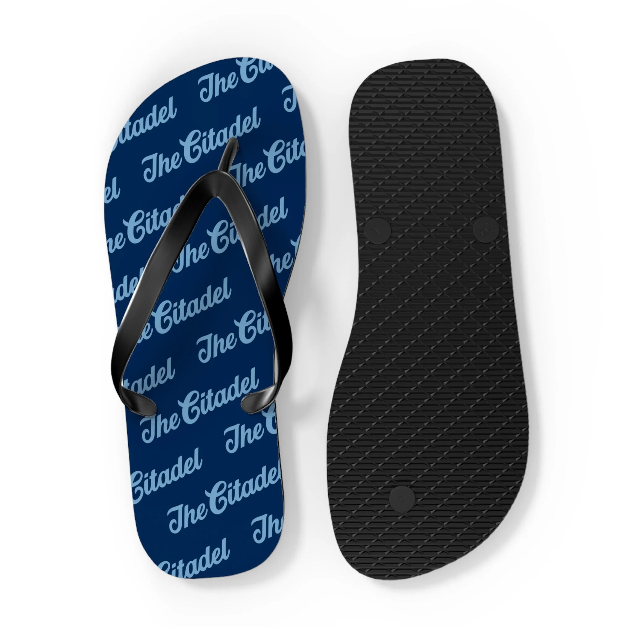 The Citadel, Script Patterned Flip Flops