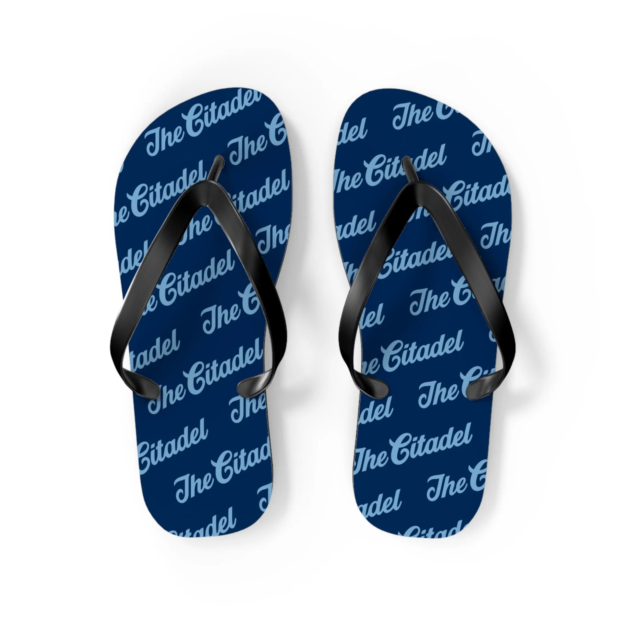 The Citadel, Script Patterned Flip Flops