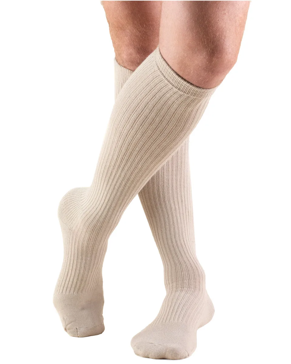 TRUFORM Men's Casual and Athletic Knee High Socks 15-20 mmHg