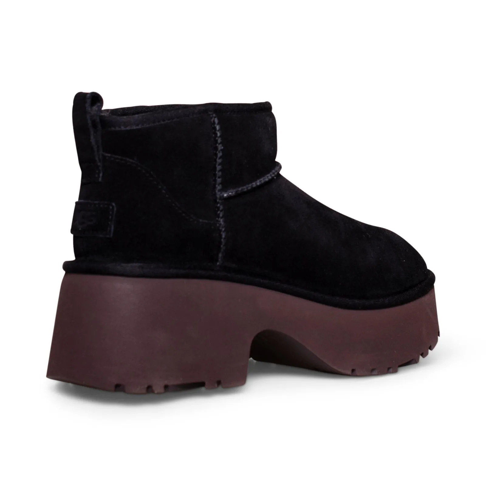 UGG Classic Ultra Mini New Heights Black Boots - Women's