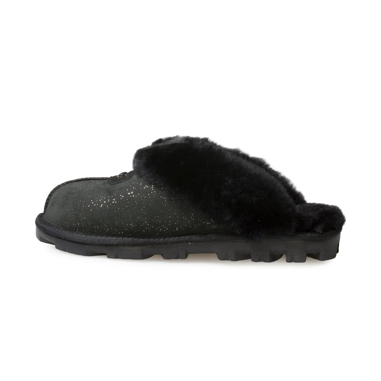 UGG Coquette Twinkle Black Slippers - Women's