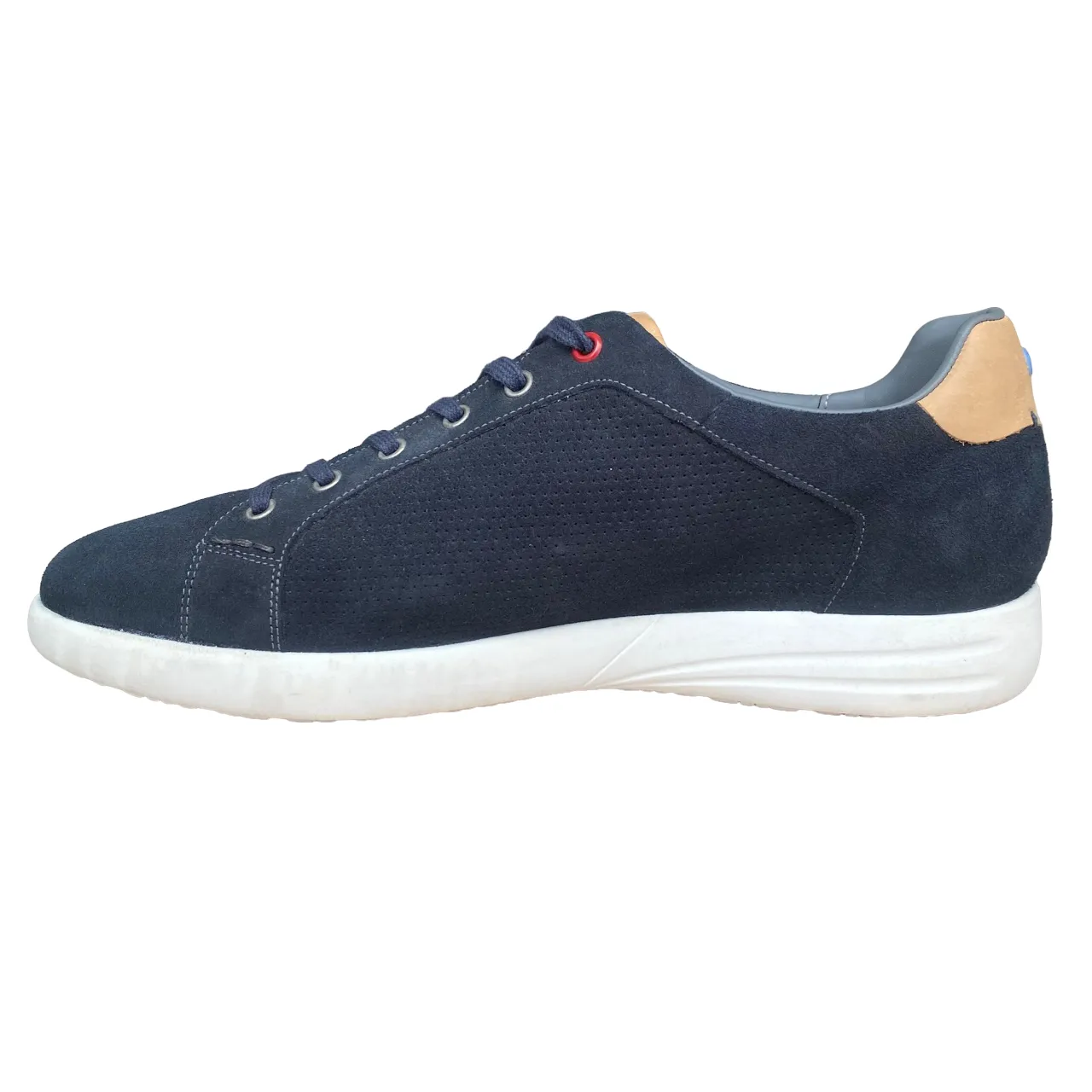 US Polo Assn. scarpa casual da uomo in pelle camoscio Trevor FALKS4170S8 blu scuro