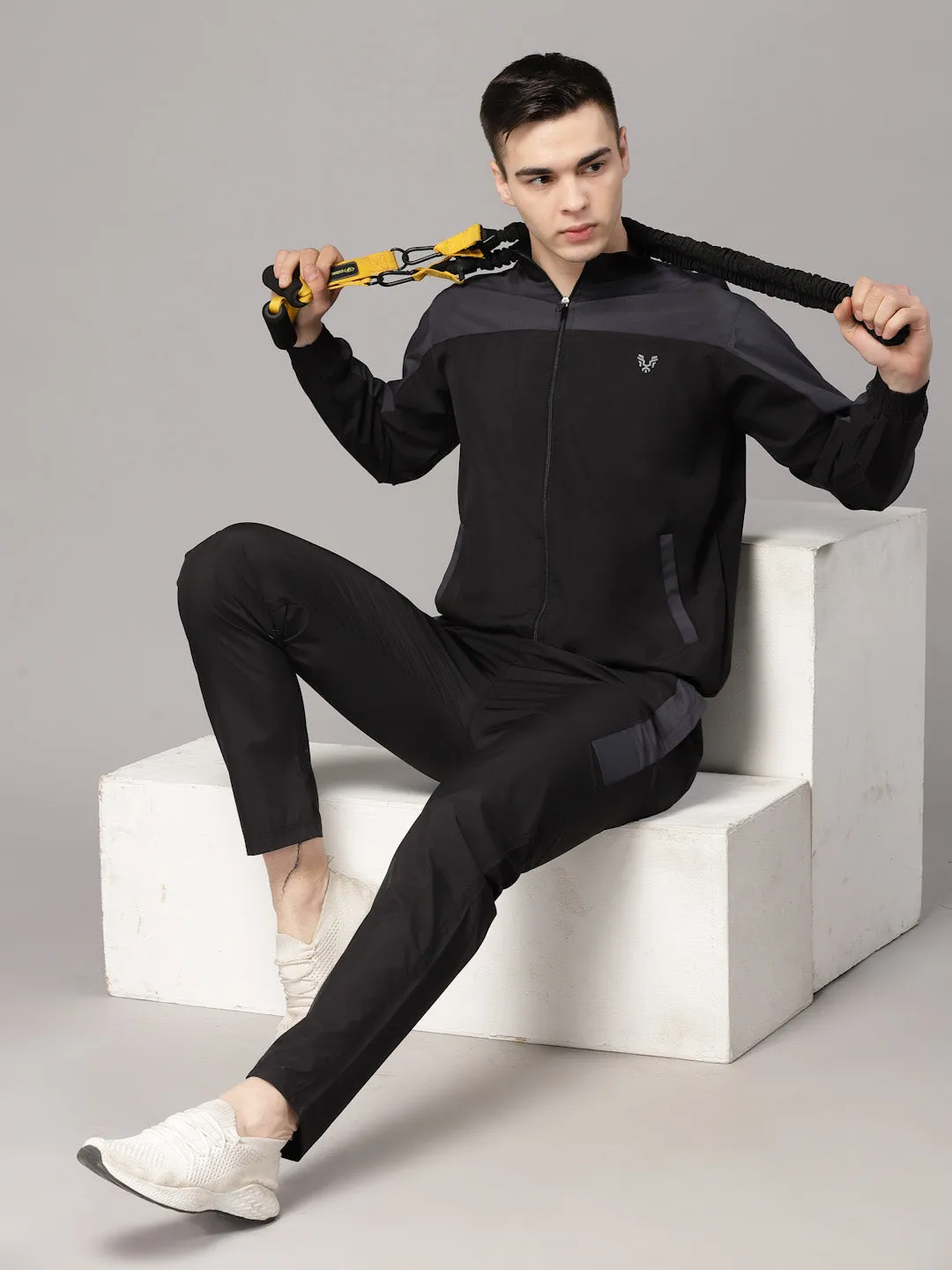 UZARUS Men's Athletic Gym Running Sports Track Suit