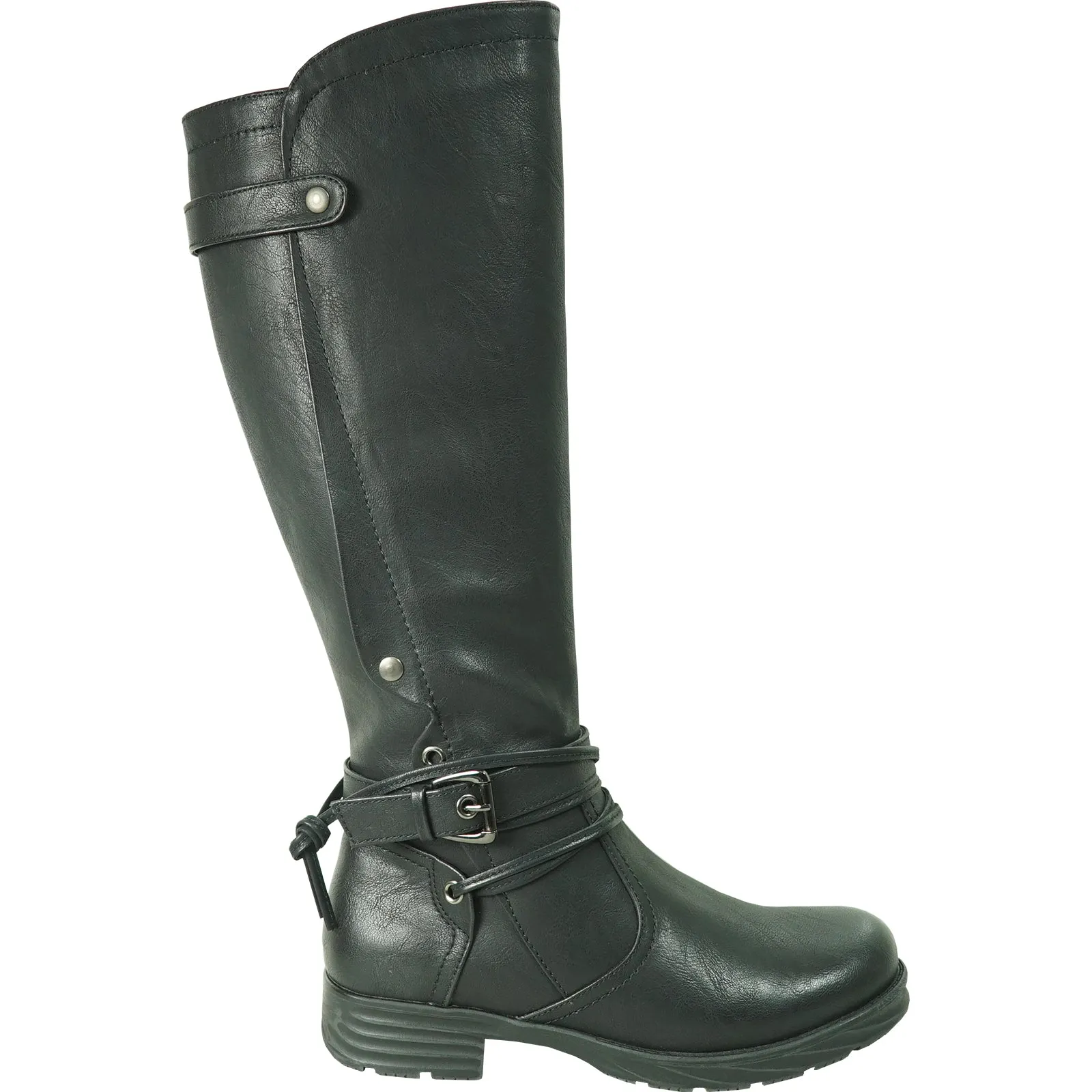 VANGELO Waterproof Women Boot HF0603 Knee High Casual Boot Black