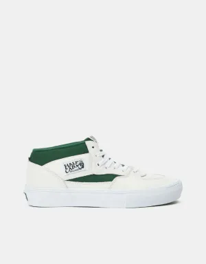 Vans Skate Half Cab Shoes - White/Green