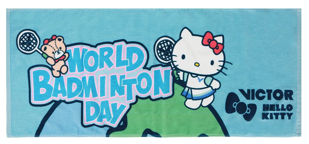 Victor TW-KT302 M Hello Kitty Sports Towel [Baby Blue] Limited Edition