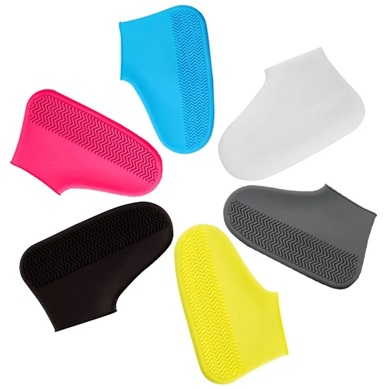 Waterproof Shoe Cover Silicone Material  Protectors Rain Boots for Indoor Outdoor Rainy Days