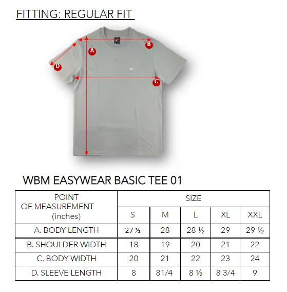 WBM EASYWEAR BASIC TEE 01