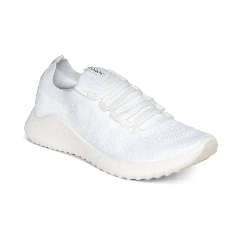 WOMEN'S AETREX CARLY SNEAKERS | WHITE